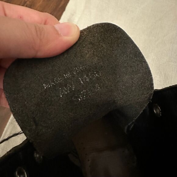 DR. MARTENS 1460 Pascal Smooth Leather Combat Boots in Black UK MADE Kids - Picture 11 of 13